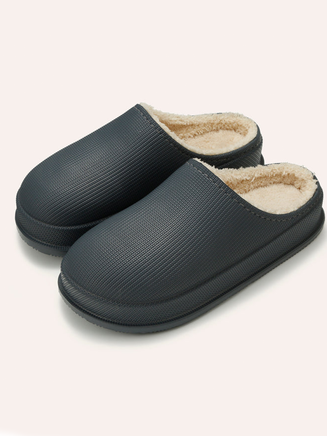 Couple Winter Warm Plush Slippers- Non-slip Soft Sole Slides
