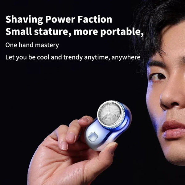 Mini Shaver For Men Travel Pocket Size Electric shaving Washable Rechargeable Painless Cordless Trimmer Knive Face Beard Razor
