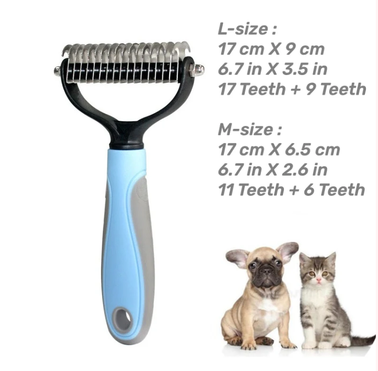 2-Sided Professional Pet Grooming Brush